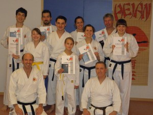 Karate Gruppe des TSV Dobel