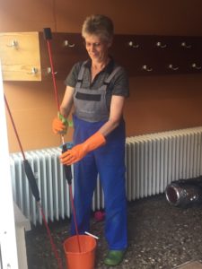 Umzug in neue Turnhalle