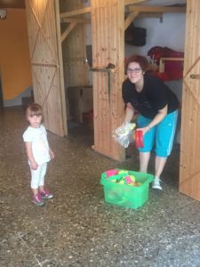 Umzug in neue Turnhalle