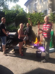 Umzug in neue Turnhalle